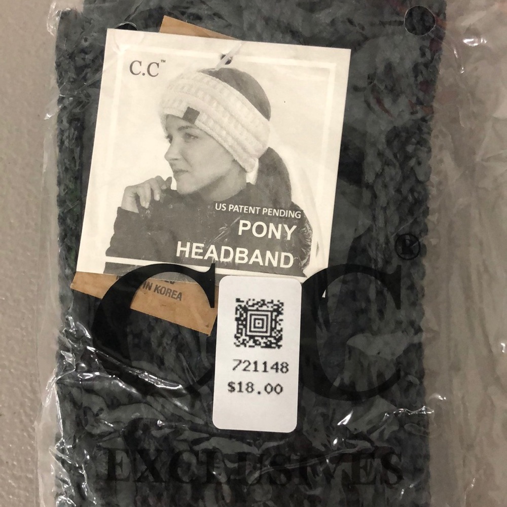 🔥🔥1 left CC ponytail style head band - Picture 2 of 5